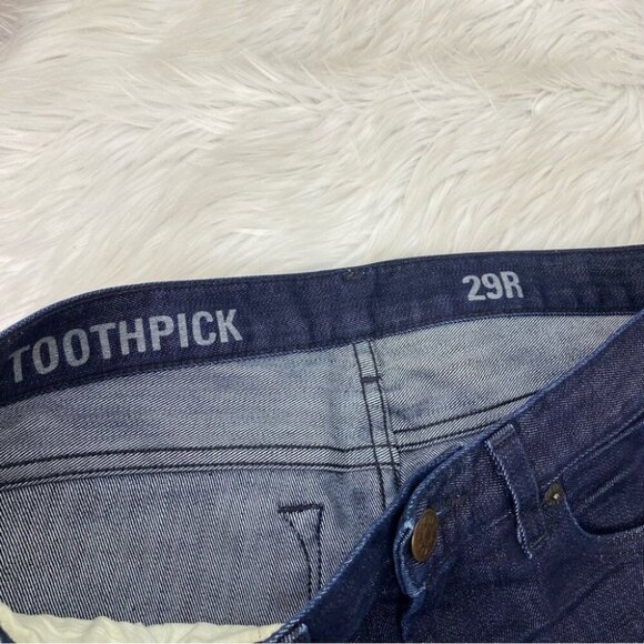 Lucky Brand Women’s Blue Toothpick Straight Leg Mid-Rise Jeans W29-32/L34 - Picture 8 of 14